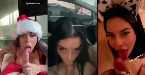 Boquetes da Jaiane Lima compilado de vídeos de mamadas com gozada