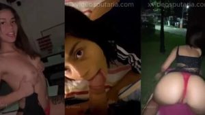 Pack da Moranguinho Mariah Kalili peladinha pagando boquete e transando