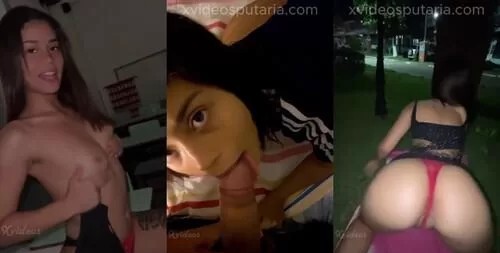 Pack da Moranguinho Mariah Kalili peladinha pagando boquete e transando