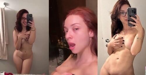 Pack da professora de inglês Cibelly Ferreira pelada na frente do espelho